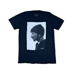 Snoop Dogg Graphic Tee‎ Men's Medium Black Mike Miller Portrait Rap Shirt